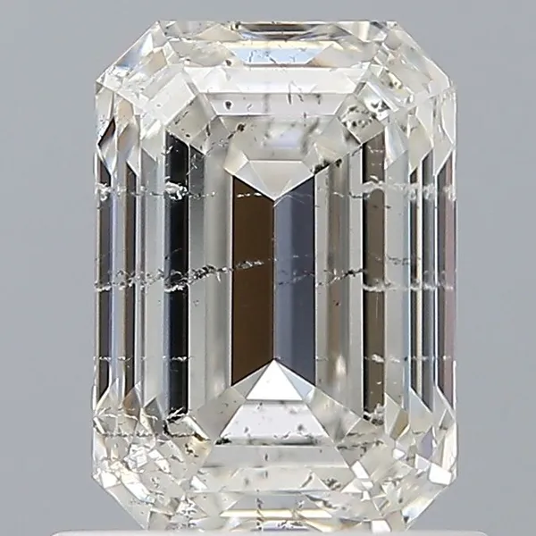 0.91ct EMERALD H SI2 Natural diamond