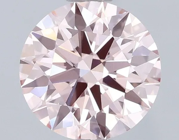 1.06ct ROUND Fancy Intense Pink VVS2 Coloured Lab diamond