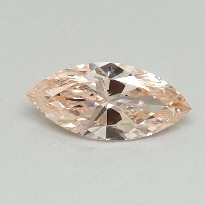 0.34ct MARQUISE Fancy Pink VVS2 Coloured Lab diamond