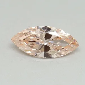 0.34ct MARQUISE Fancy Pink VVS2 Coloured Lab diamond