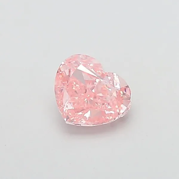 1.52ct HEART Fancy Intense Pink VVS2 Coloured Lab diamond