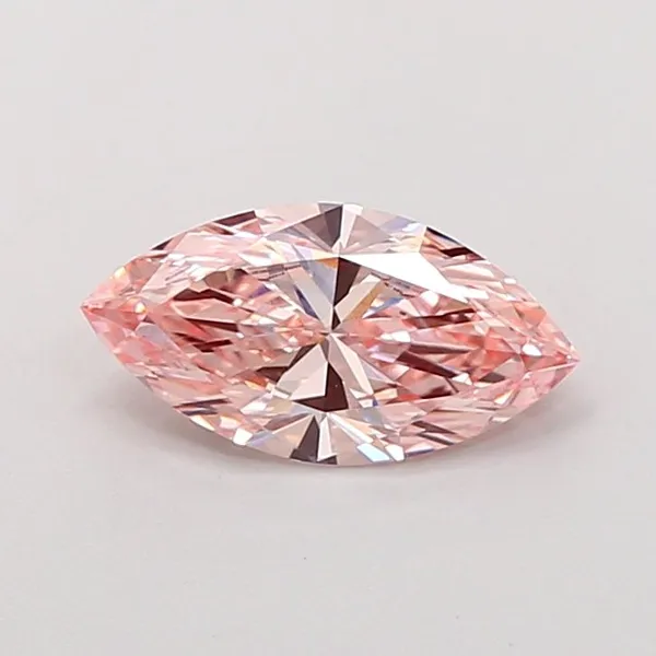 1.25ct MARQUISE Fancy Intense Pink VS1 Coloured Lab diamond