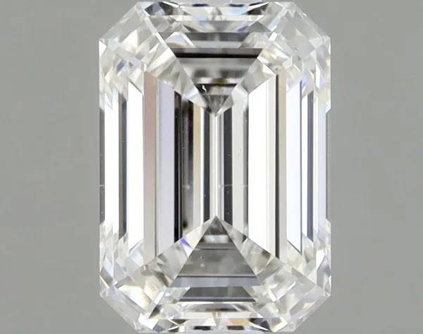 0.72ct EMERALD F VS2 Natural diamond