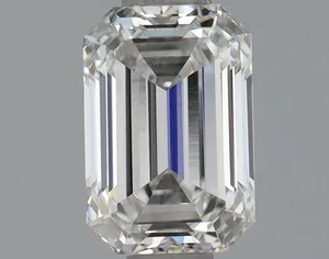 0.72ct EMERALD F VS1 Lab diamond