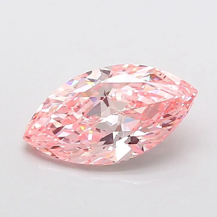 2.52ct MARQUISE Fancy Vivid Pink VS1 Coloured Lab diamond