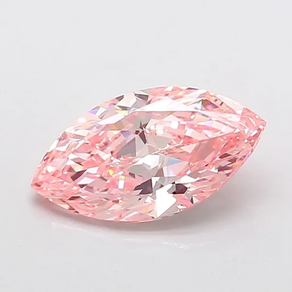 2.52ct MARQUISE Fancy Vivid Pink VS1 Coloured Lab diamond
