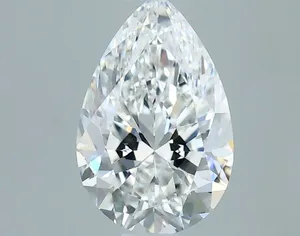 0.4ct PEAR F VVS2 Natural diamond