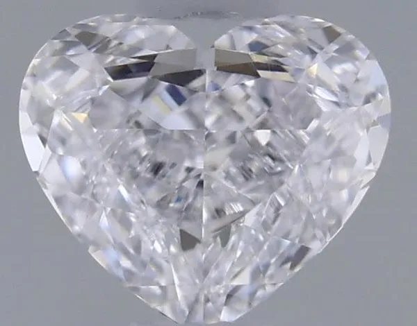0.5ct HEART E VVS2 Natural diamond