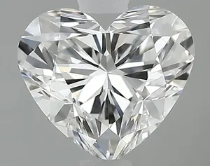 0.62ct HEART F VVS2 Natural diamond