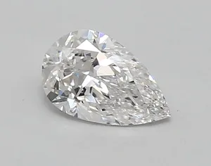 0.87ct PEAR D VVS2 Lab diamond