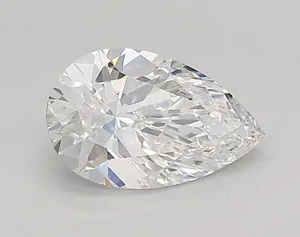 0.85ct PEAR D VVS1 Lab diamond