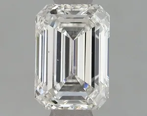 0.71ct EMERALD F VS2 Lab diamond