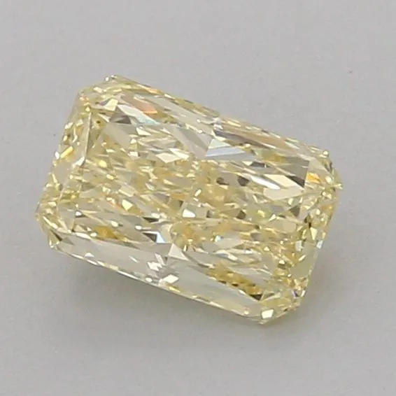 0.92ct RADIANT Fancy Intense Yellow VVS2 Coloured Lab diamond