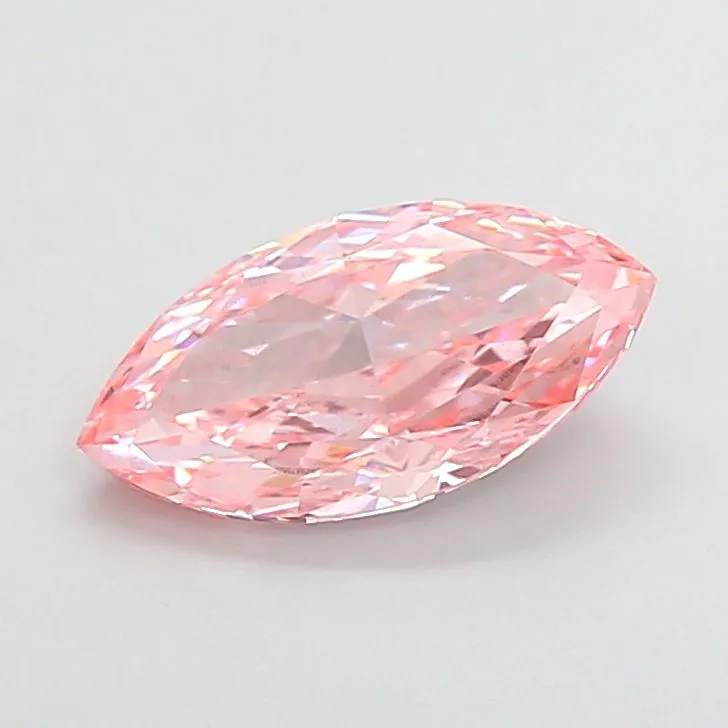 2.01ct MARQUISE Fancy Vivid Pink VS2 Coloured Lab diamond