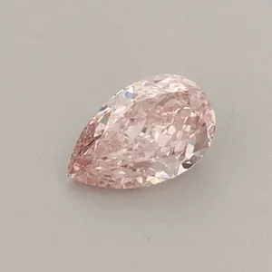 0.34ct PEAR Fancy Intense Pink VS1 Coloured Lab diamond