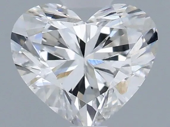 0.66ct HEART F VS1 Lab diamond