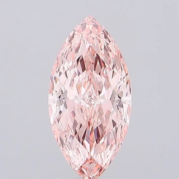 2.1ct MARQUISE Fancy Vivid Pink VVS2 Coloured Lab diamond