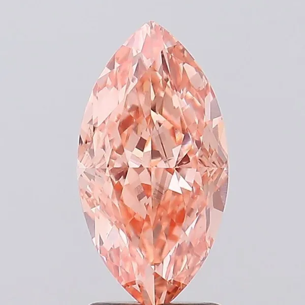 2.58ct MARQUISE Fancy Vivid Pink VS1 Coloured Lab diamond