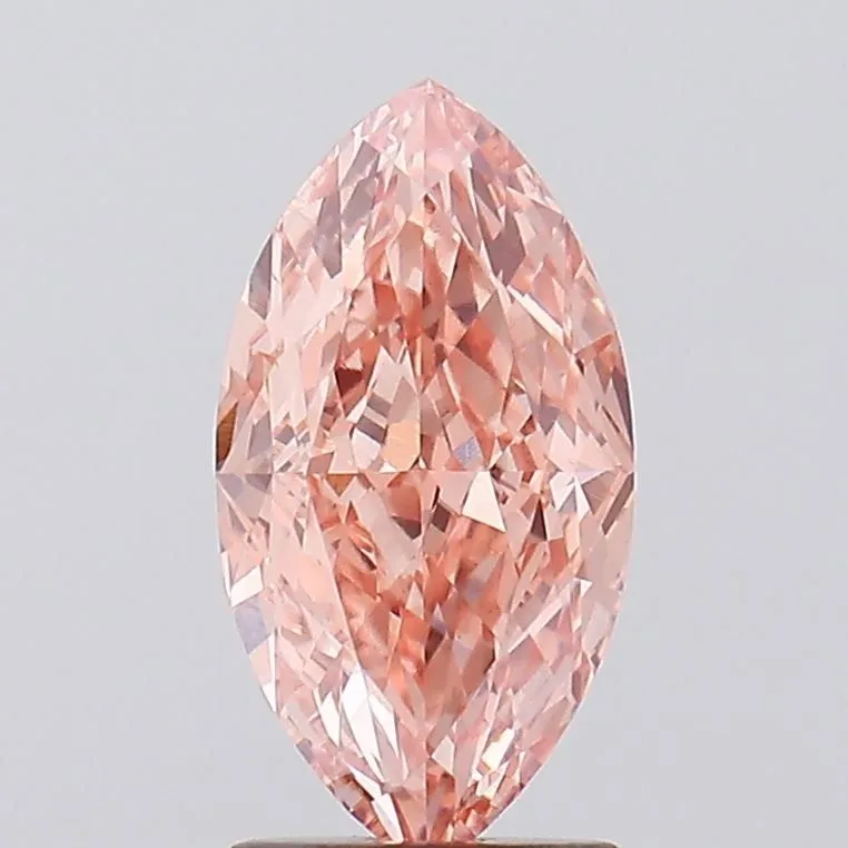 2.26ct MARQUISE Fancy Vivid Pink VS1 Coloured Lab diamond