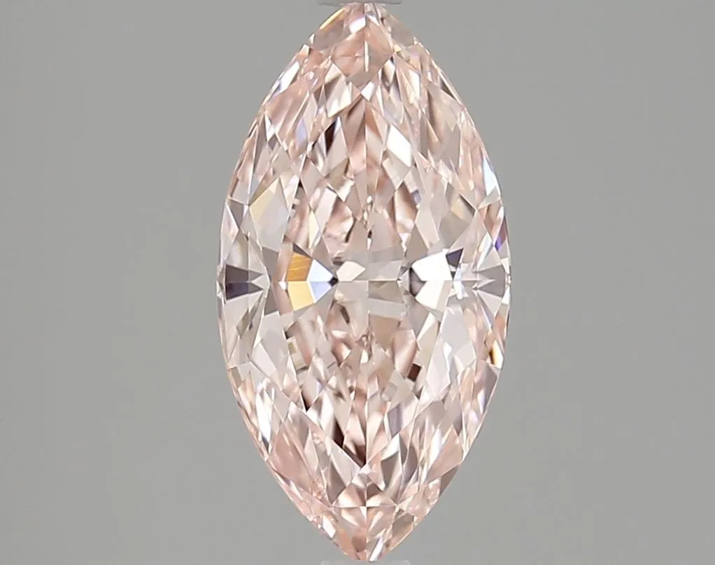 2.07ct MARQUISE Fancy Vivid Pink VVS1 Coloured Lab diamond