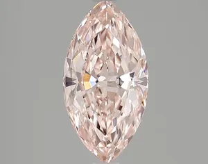 2.07ct MARQUISE Fancy Vivid Pink VVS1 Coloured Lab diamond