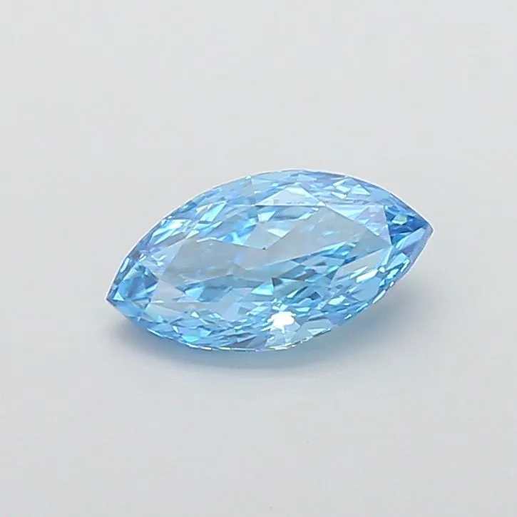 1.50ct MARQUISE Fancy Vivid Blue VS2 Coloured Lab diamond