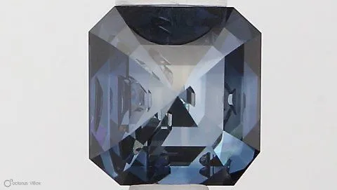 0.71ct EMERALD Fancy Deep Blue I1 Coloured Lab diamond