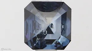 0.71ct EMERALD Fancy Deep Blue I1 Coloured Lab diamond