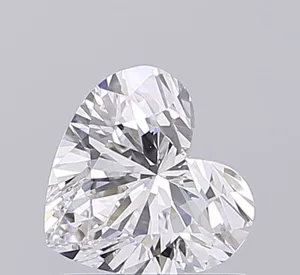 1.08ct HEART D VS1 Lab diamond