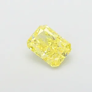1.1ct RADIANT Fancy Intense Yellow VS1 Coloured Lab diamond