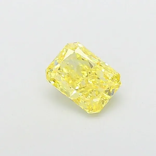1.1ct RADIANT Fancy Intense Yellow VS1 Coloured Lab diamond