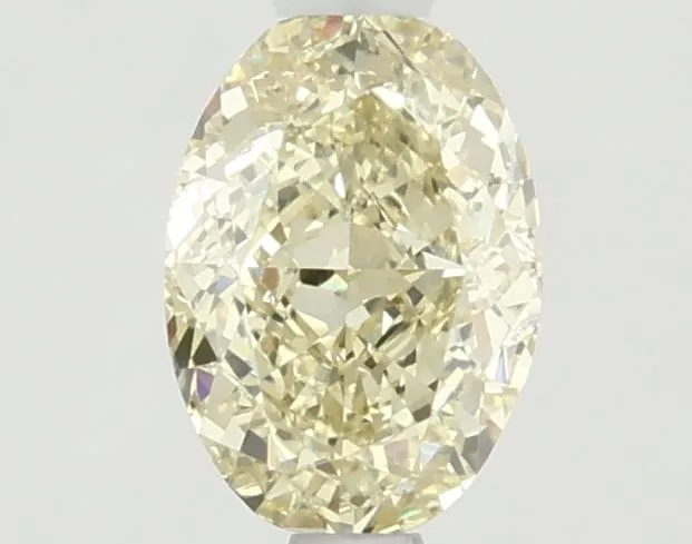 1.18ct OVAL Fancy Intense Yellow VS1 Coloured Lab diamond