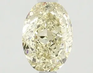 1.18ct OVAL Fancy Intense Yellow VS1 Coloured Lab diamond