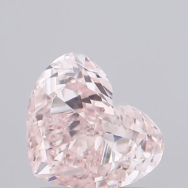 1.03ct HEART Fancy Pink VS1 Coloured Lab diamond