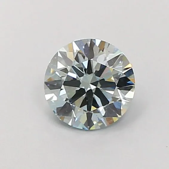 1.17ct ROUND Fancy Light Blue VS1 Coloured Lab diamond