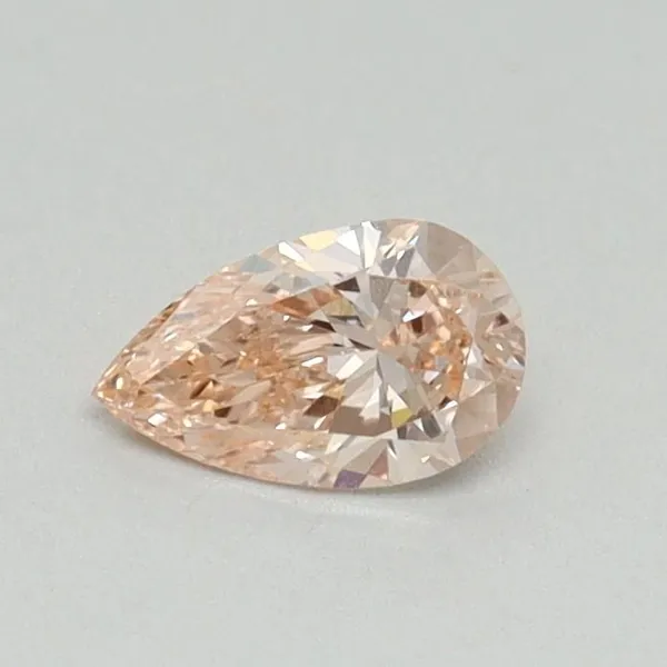 0.31ct PEAR Fancy Intense Pink VVS2 Coloured Lab diamond