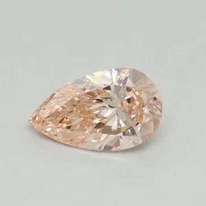 0.31ct PEAR Fancy Intense Pink VVS2 Coloured Lab diamond