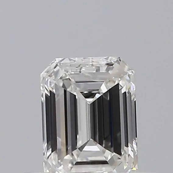 0.40ct EMERALD F VVS2 Natural diamond
