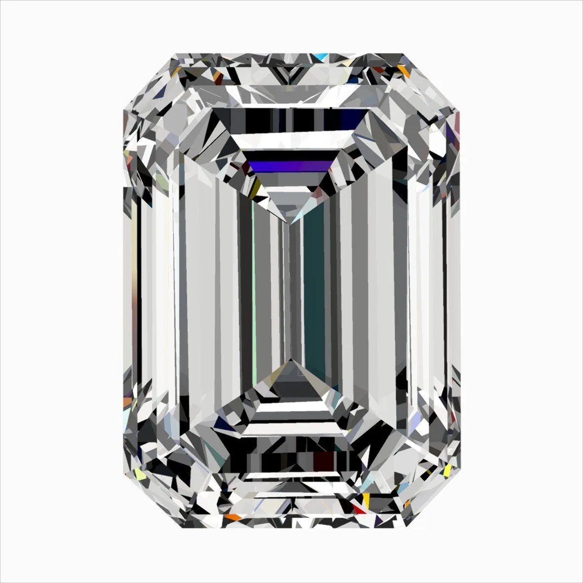 0.30ct EMERALD E VVS2 Natural diamond