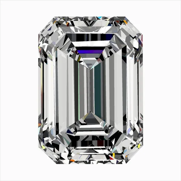 0.3ct EMERALD E VVS2 Natural diamond