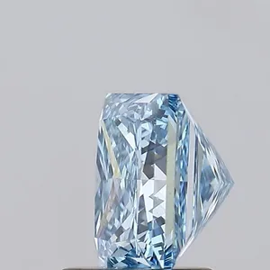 1.94ct PRINCESS Fancy Vivid Blue VS1 Coloured Lab diamond