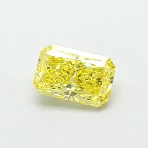 1ct RADIANT Fancy Intense Yellow VS2 Coloured Lab diamond