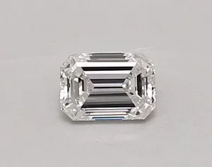 0.39ct EMERALD D VVS2 Lab diamond