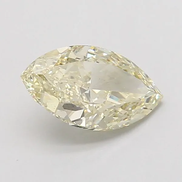 1.36ct MARQUISE Fancy Light Yellow VS1 Coloured Lab diamond