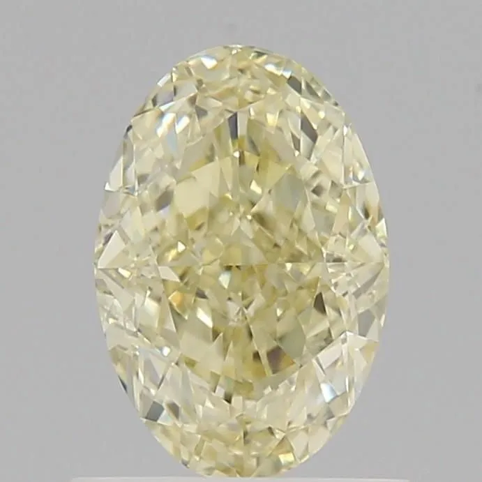 1.01ct OVAL Fancy Intense Yellow VVS2 Coloured Lab diamond
