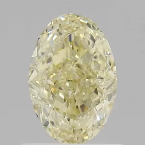 1.01ct OVAL Fancy Intense Yellow VVS2 Coloured Lab diamond
