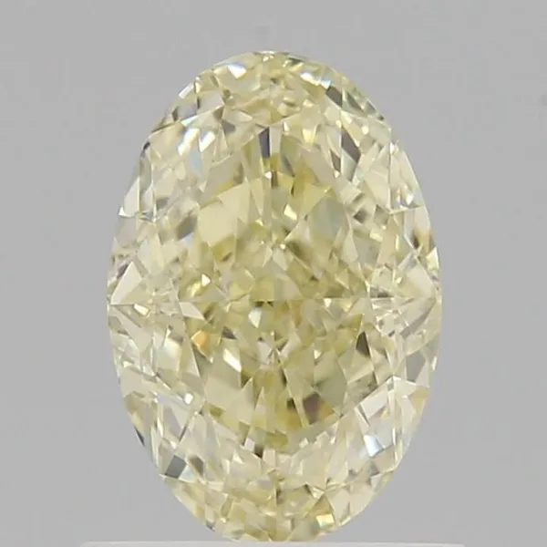 1.01ct OVAL Fancy Intense Yellow VVS2 Coloured Lab diamond