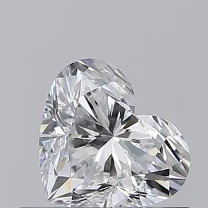 0.59ct HEART D VS2 Natural diamond