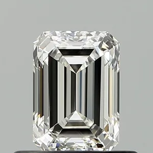 0.61ct EMERALD F VVS2 Natural diamond