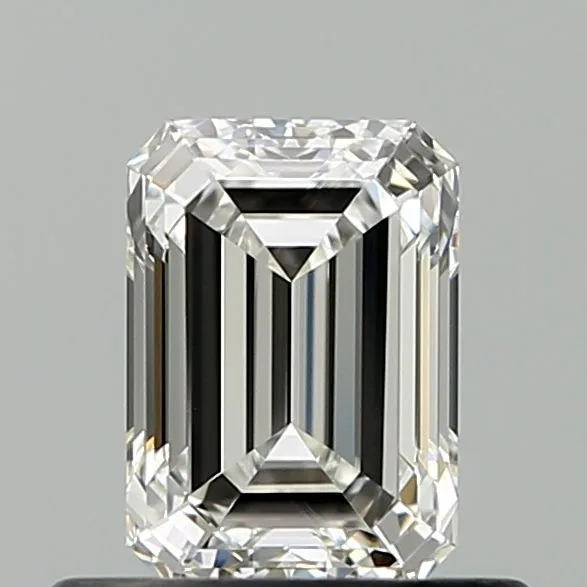 0.61ct EMERALD F VVS2 Natural diamond